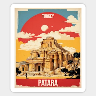 Patara Turkey Vintage Retro Travel Tourism Sticker